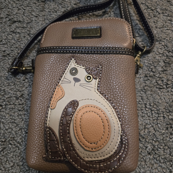 Chala Brown and Black Crossbody Bag - Picture 1 of 5